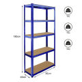 Q235 Steel Cost-Effective Slotted Angle Shelving / Light Duty Shelf